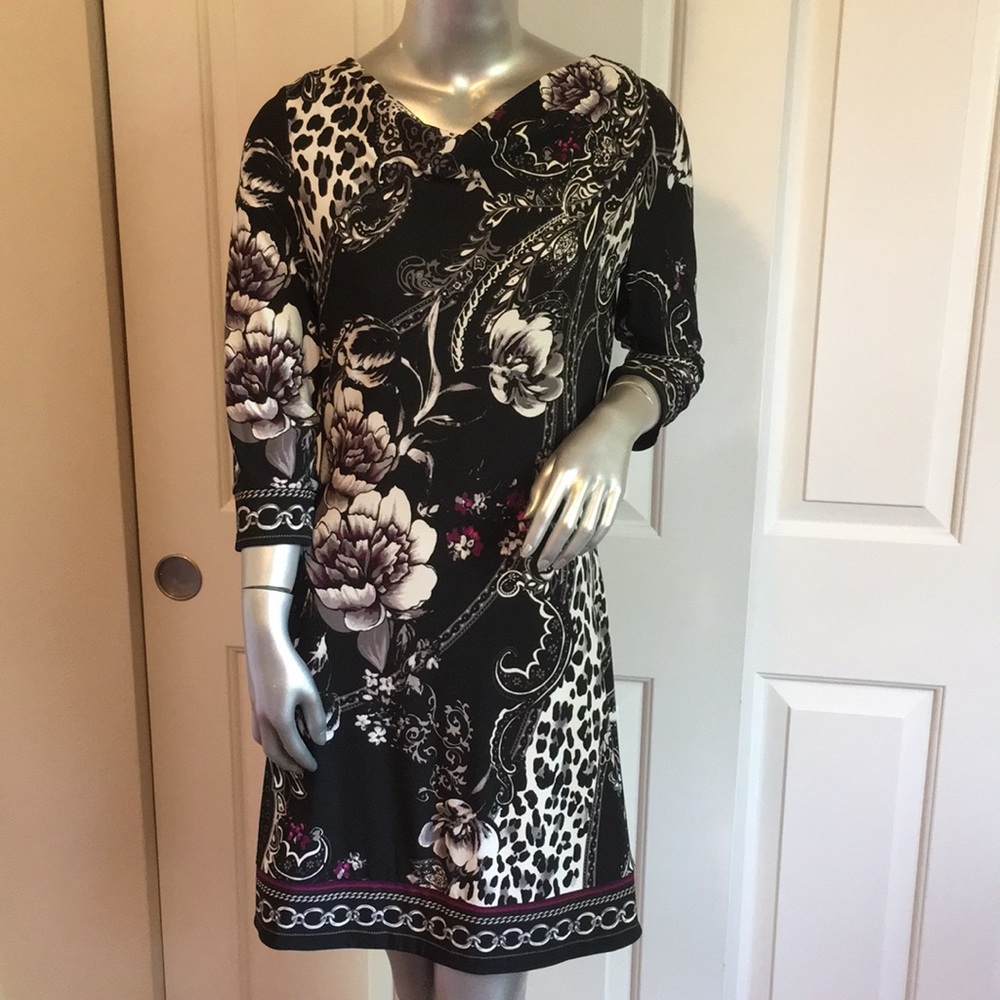 White House Black Market leopard print dress 👗